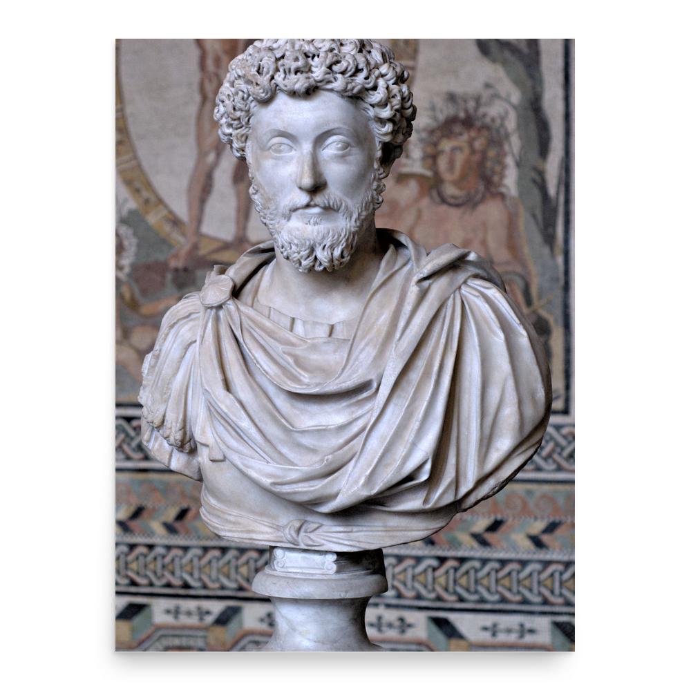 Marcus Aurelius poster print, in size 18x24 inches.