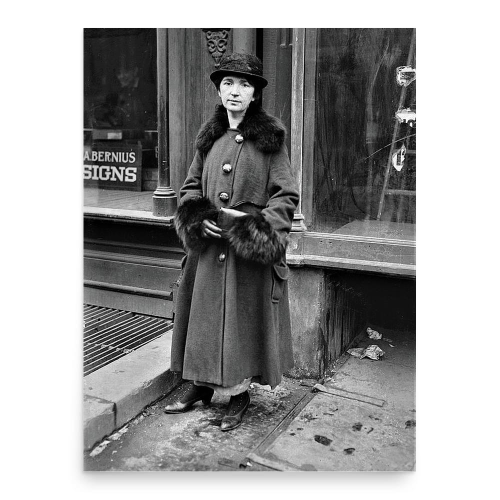Margaret Sanger poster print, in size 18x24 inches.