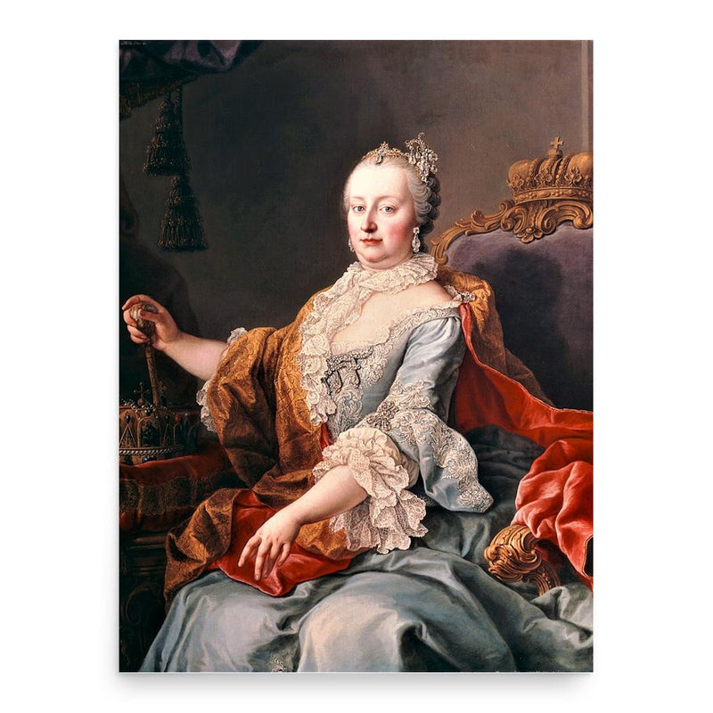 Maria Theresa poster print, in size 18x24 inches.