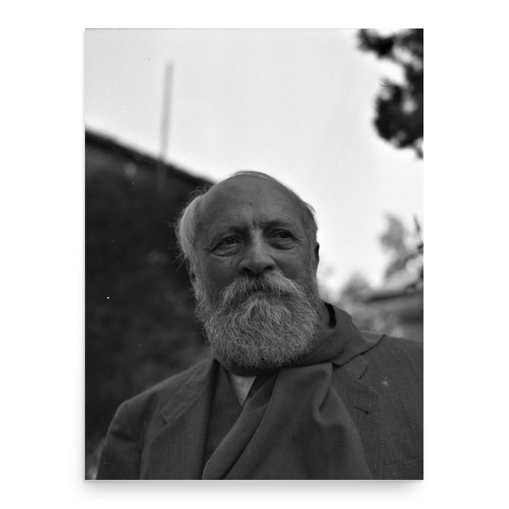 Martin Buber poster print, in size 18x24 inches.