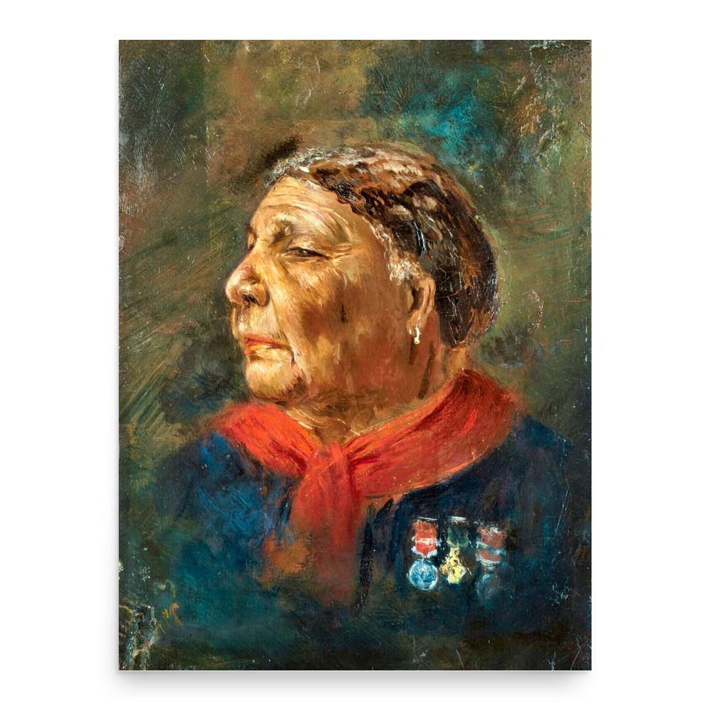 Mary Seacole poster print, in size 18x24 inches.