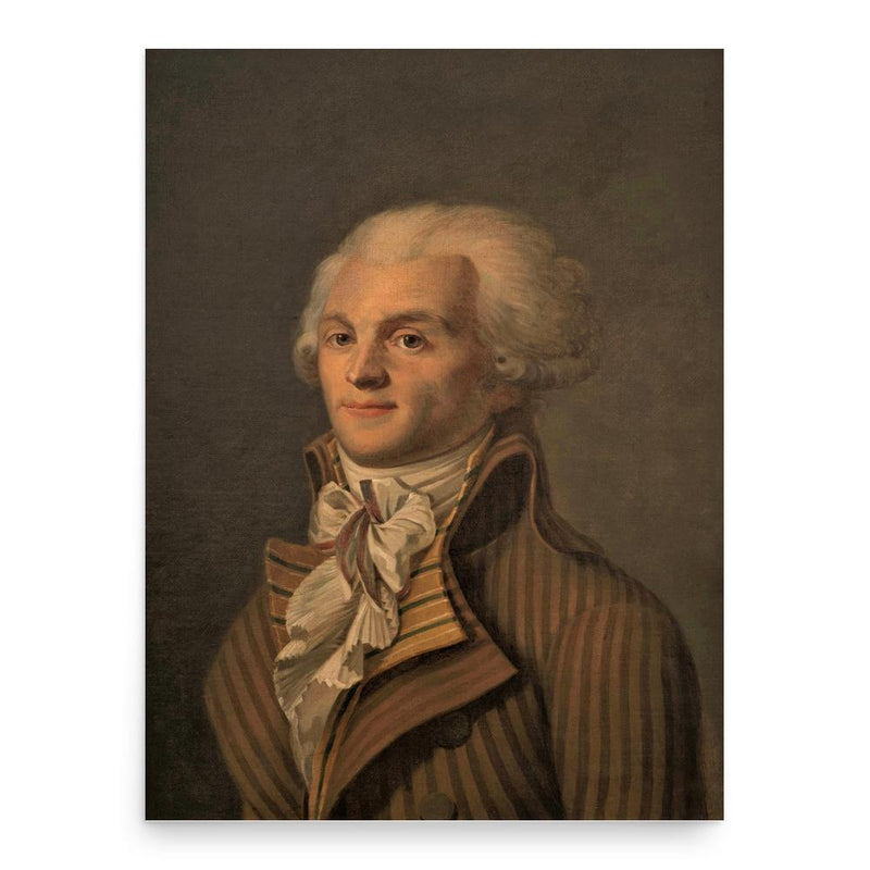 Maximilien Robespierre poster print, in size 18x24 inches.