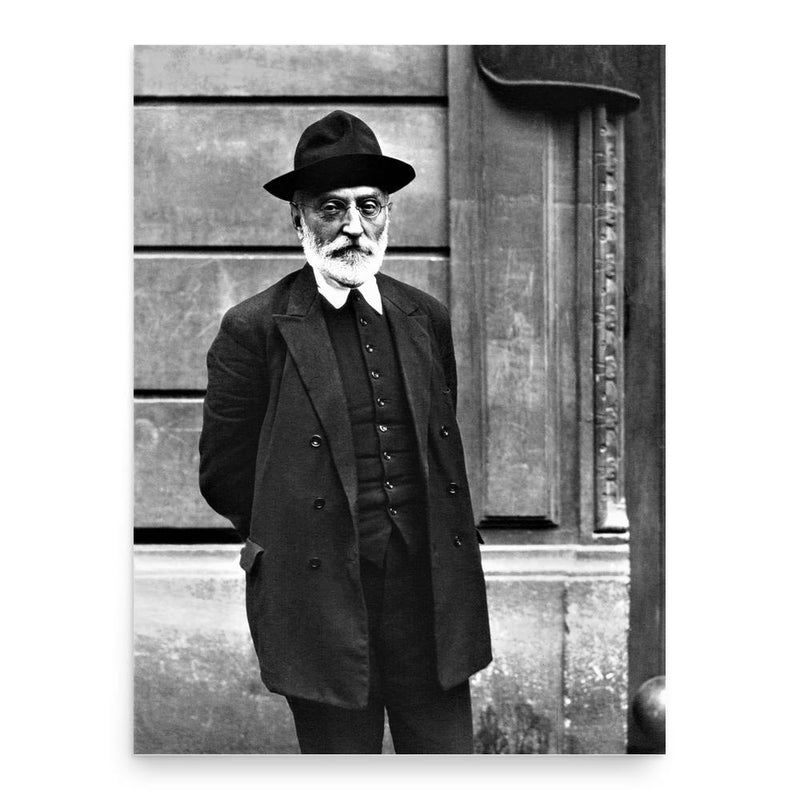 Miguel de Unamuno poster print, in size 18x24 inches.