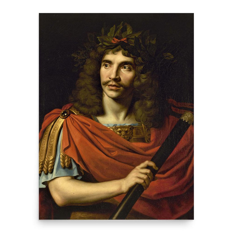 Molière poster print, in size 18x24 inches.