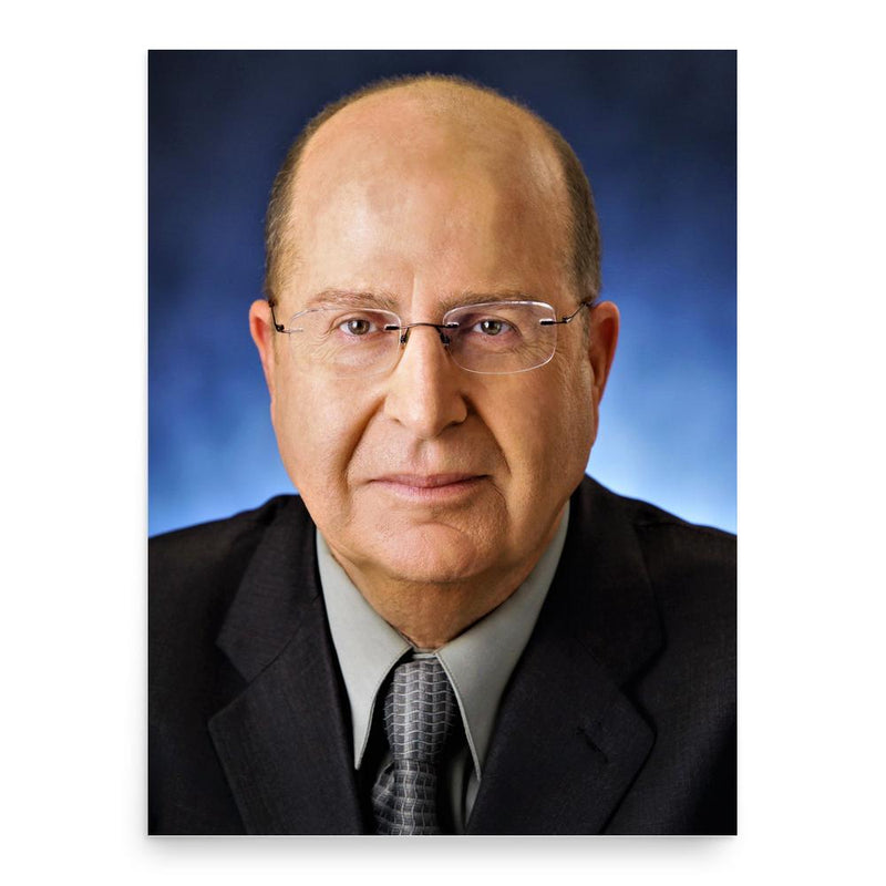 Moshe Ya'alon poster print, in size 18x24 inches.