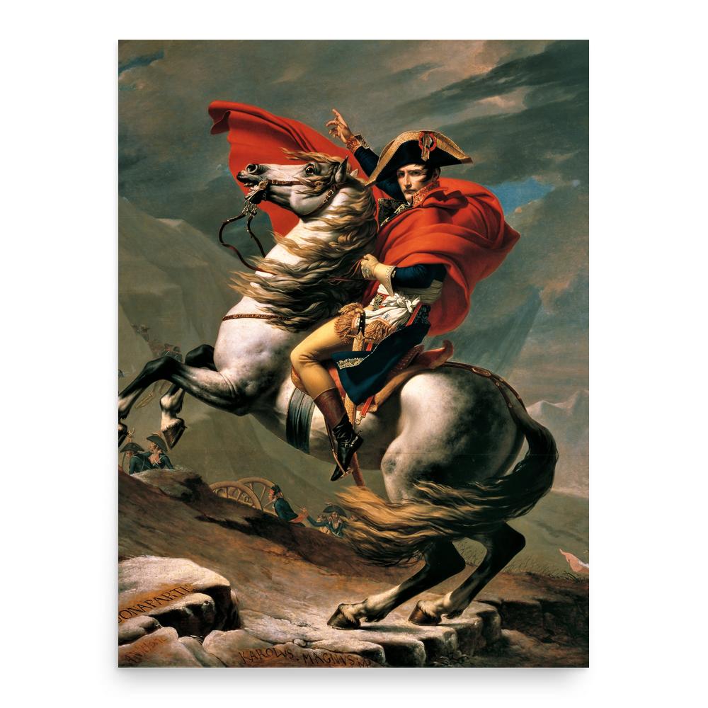 Napoleon Bonaparte poster print, in size 18x24 inches.