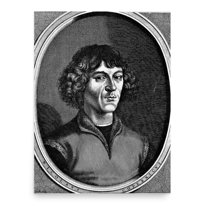 Nikolaus Copernicus poster print, in size 18x24 inches.