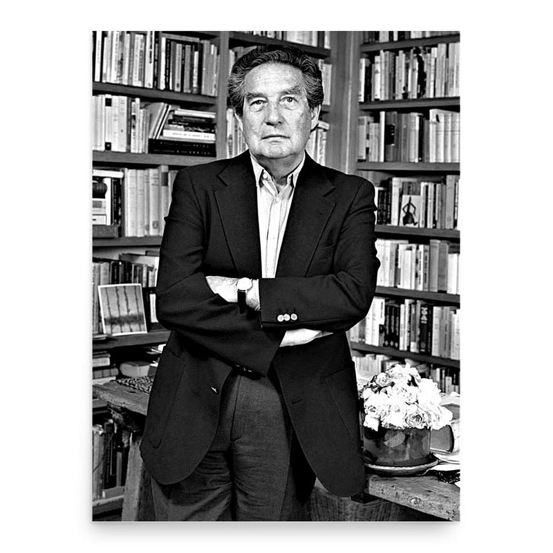 Octavio Paz poster print, in size 18x24 inches.