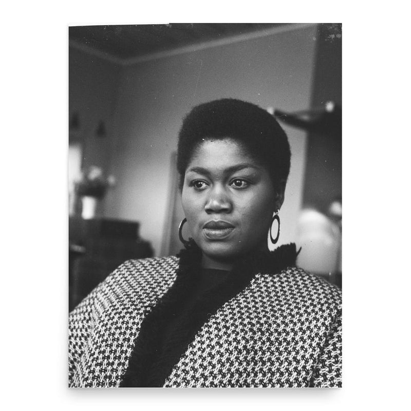 Odetta poster print, in size 18x24 inches.