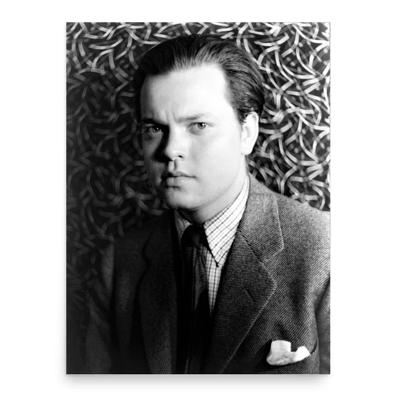 Orson Welles poster print, in size 18x24 inches.