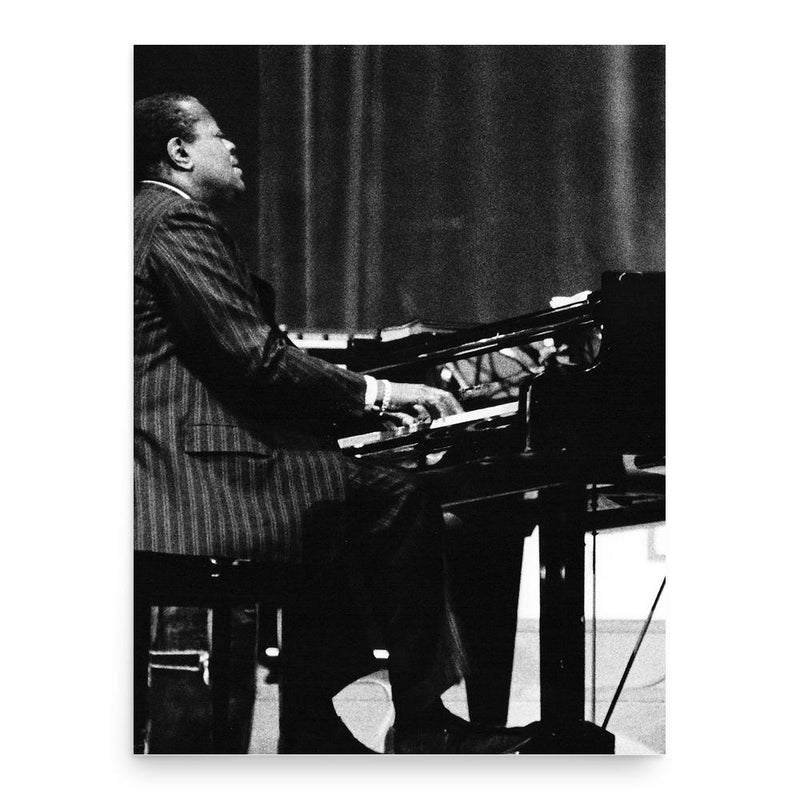 Oscar Peterson poster print, in size 18x24 inches.