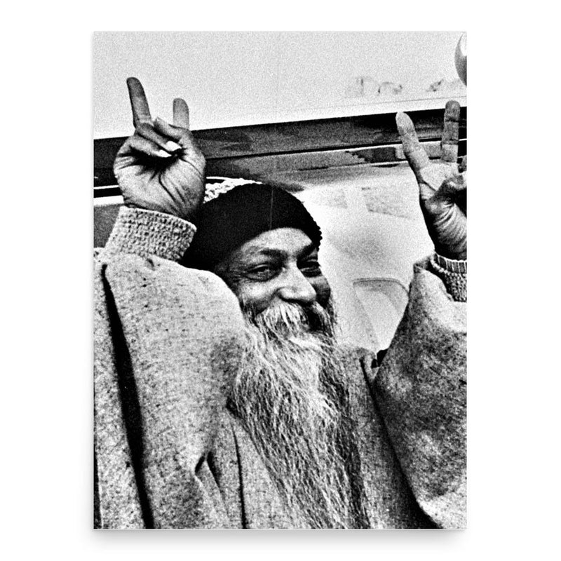 Osho poster print, in size 18x24 inches.