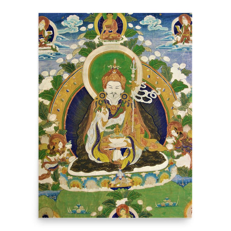 Padmasambhava poster print, in size 18x24 inches.