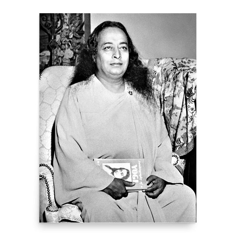 Paramahansa Yogananda poster print, in size 18x24 inches.