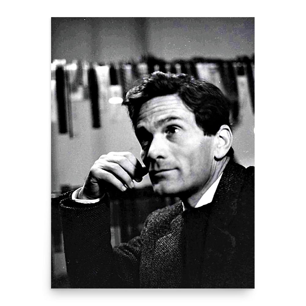 Pasolini poster print, in size 18x24 inches.