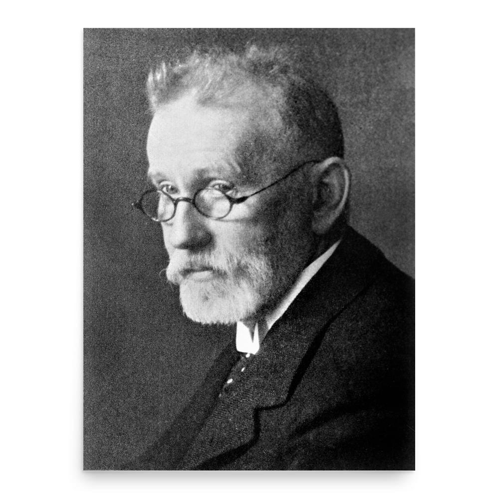 Paul Ehrlich poster print, in size 18x24 inches.