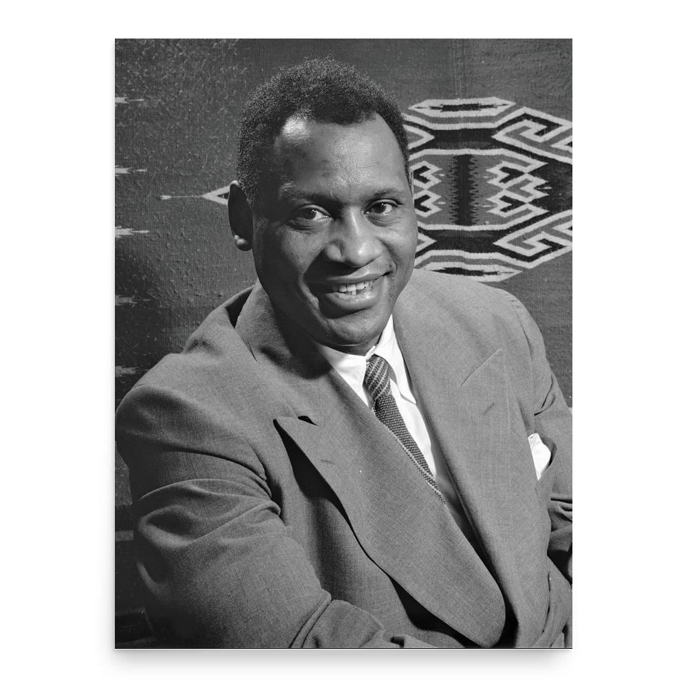 Paul Robeson poster print, in size 18x24 inches.