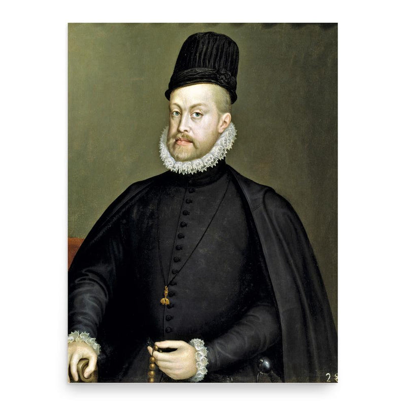 Philip II poster print, in size 18x24 inches.