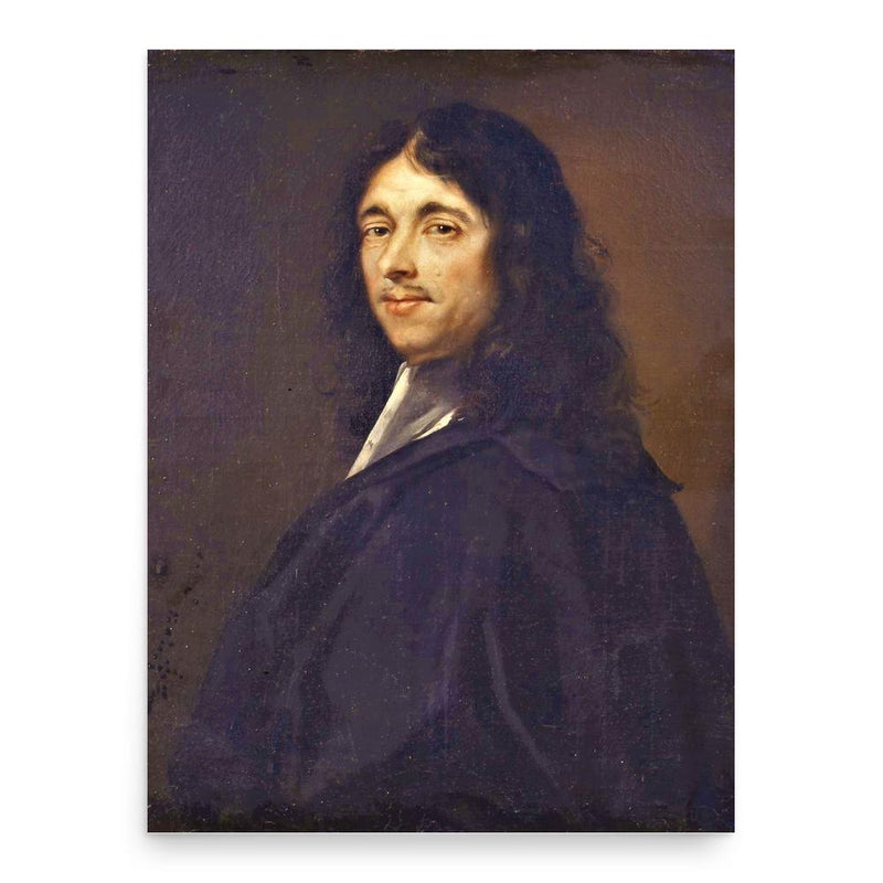 Pierre de Fermat poster print, in size 18x24 inches.