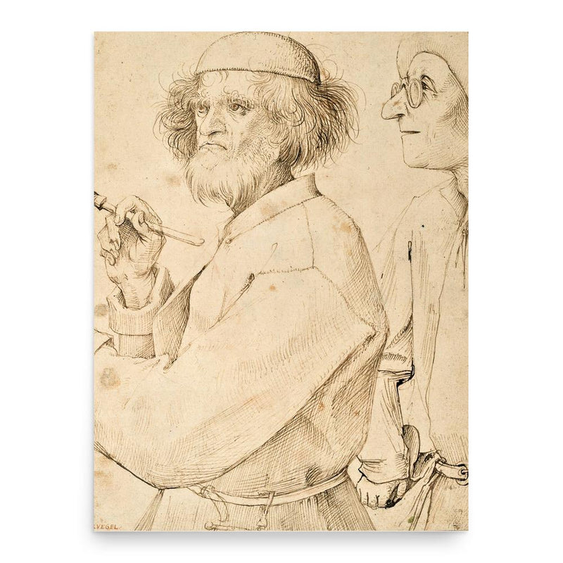 Pieter Bruegel the Elder poster print, in size 18x24 inches.