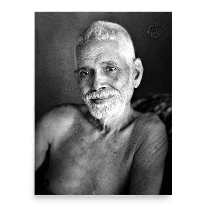 Ramana Maharshi poster print, in size 18x24 inches.