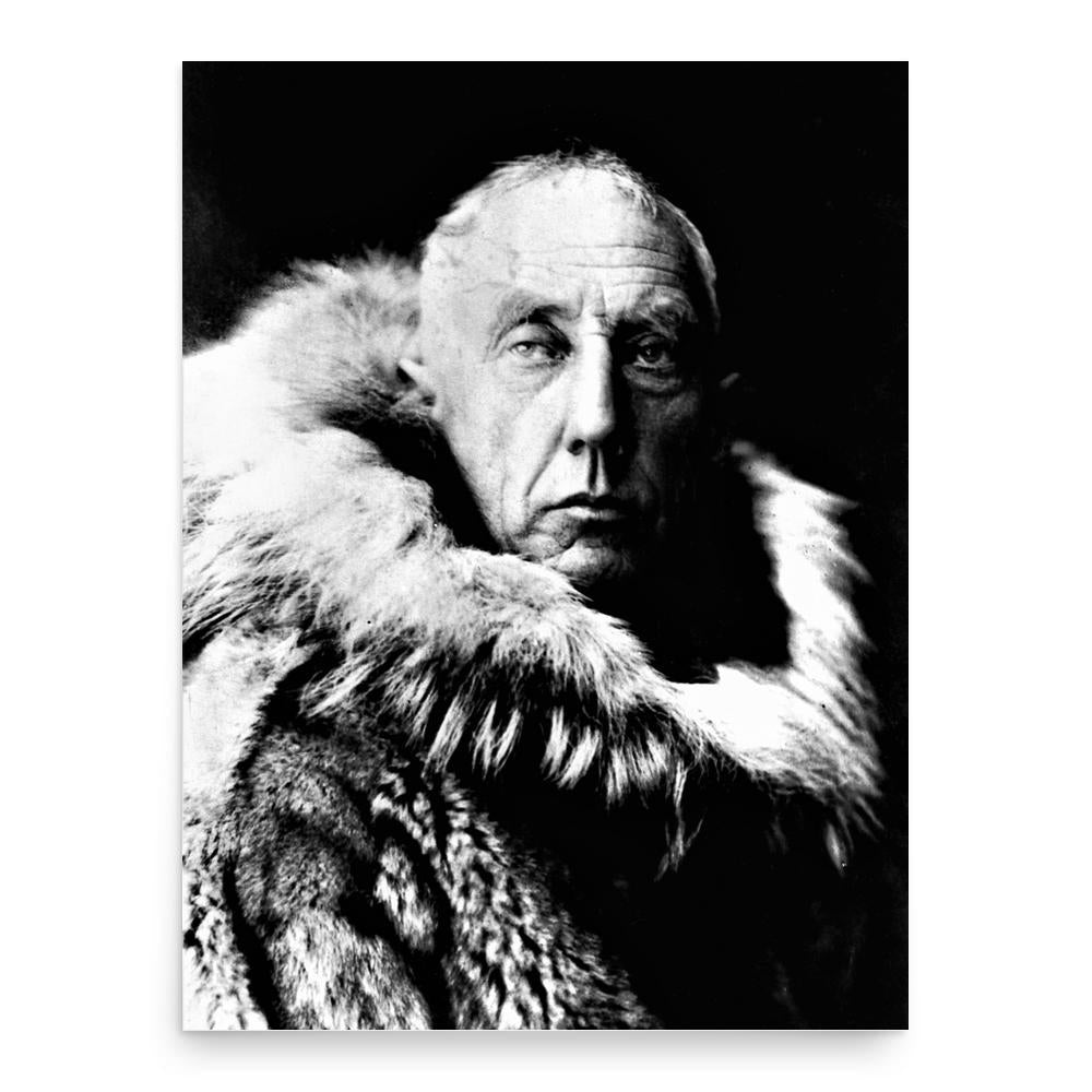 Roald Amundsen poster print, in size 18x24 inches.