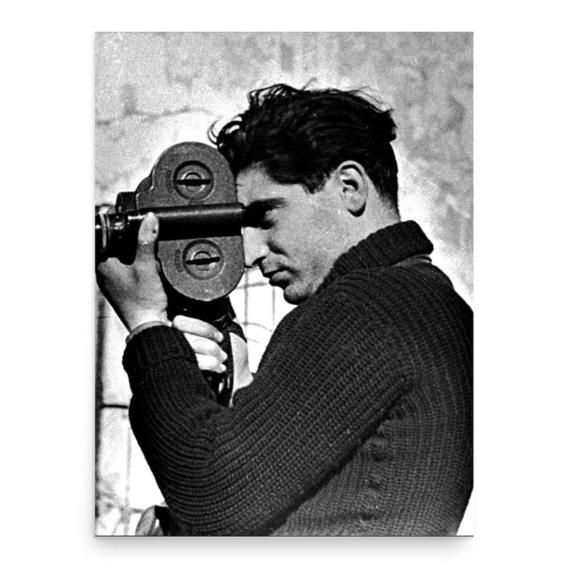 Robert Capa poster print, in size 18x24 inches.