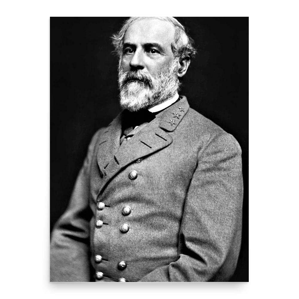 Robert E. Lee poster print, in size 18x24 inches.