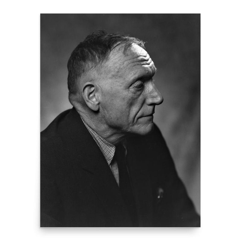 Robert Penn Warren poster print, in size 18x24 inches.