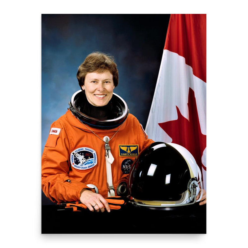 Roberta Bondar poster print, in size 18x24 inches.