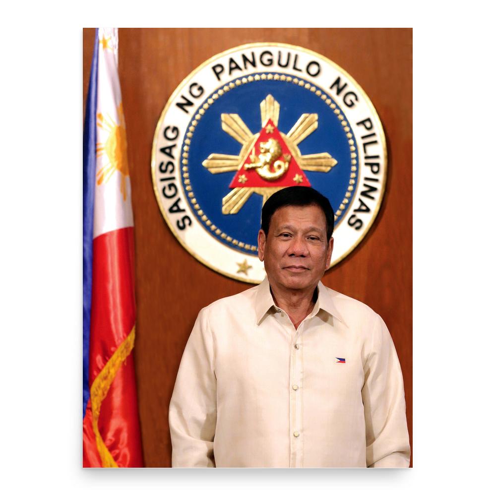 Red Duterte Rodrigo Duterte Poster Print — Museum-Quality 18