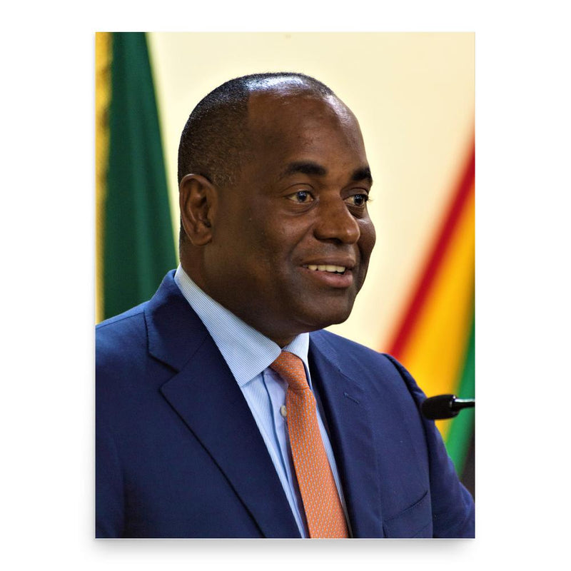 Roosevelt Skerrit poster print, in size 18x24 inches.