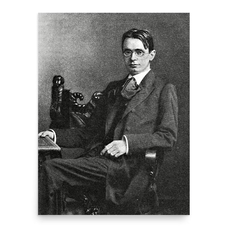 Rudolf Steiner poster print, in size 18x24 inches.