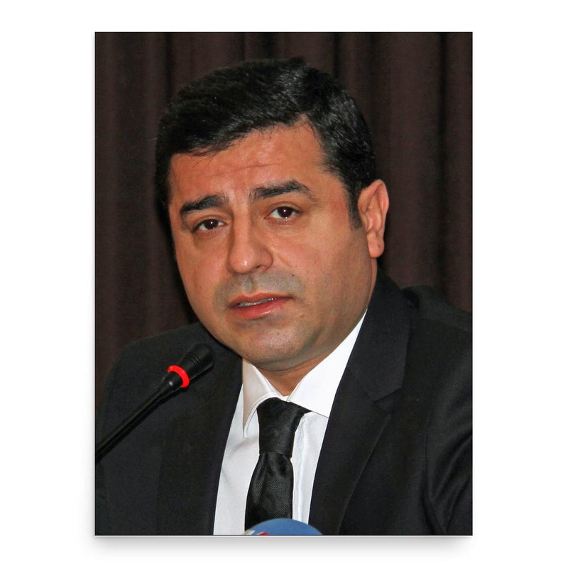 Selahattin Demirtaş poster print, in size 18x24 inches.