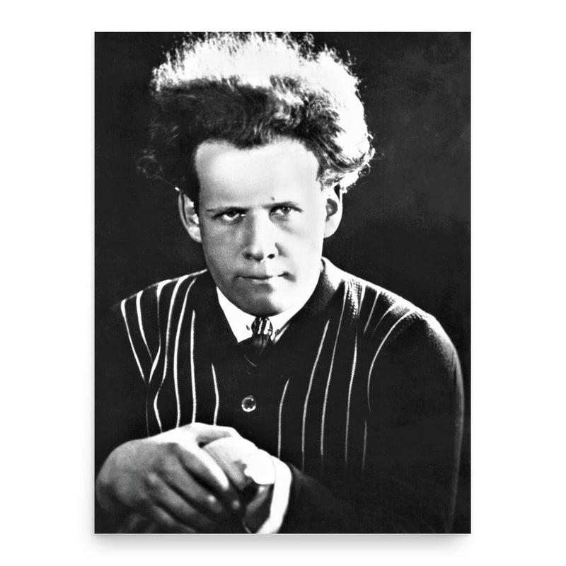 Sergej Eisenstein poster print, in size 18x24 inches.