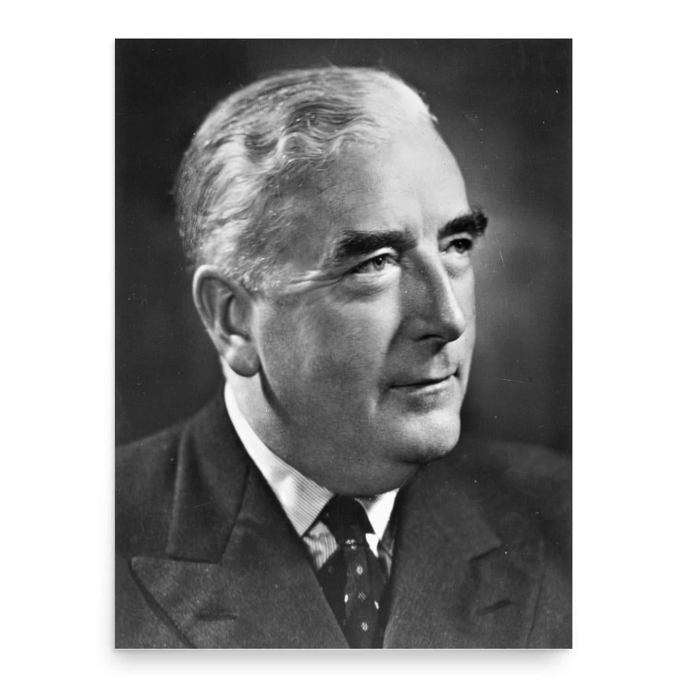 Sir Robert Menzies poster print, in size 18x24 inches.