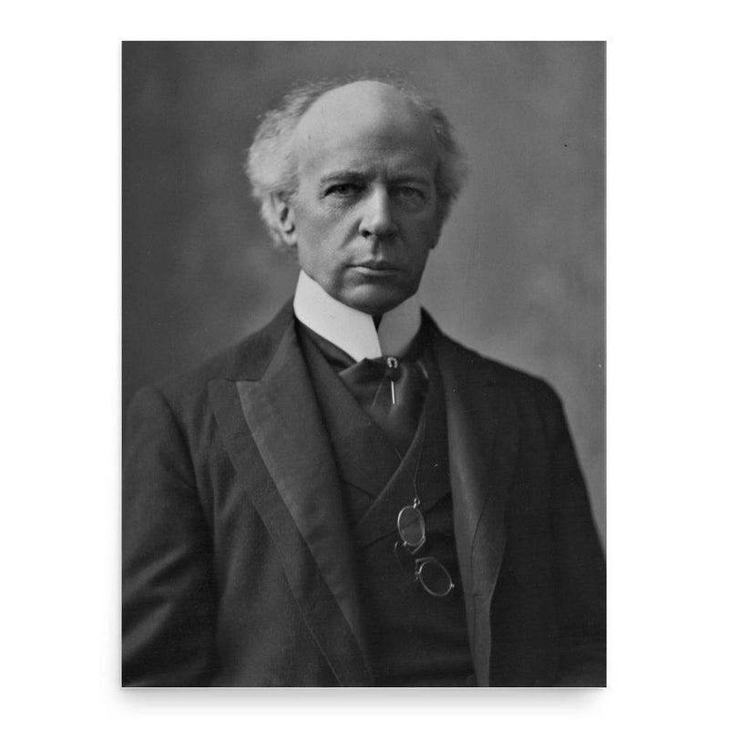 Sir Wilfrid Laurier poster print, in size 18x24 inches.