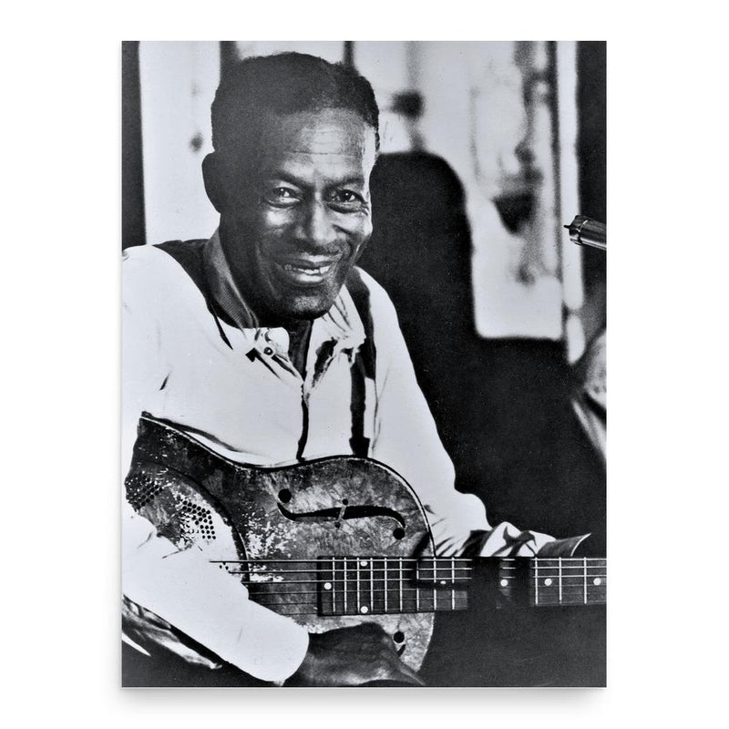 Son House poster print, in size 18x24 inches.