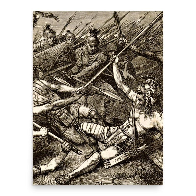 Spartacus poster print, in size 18x24 inches.