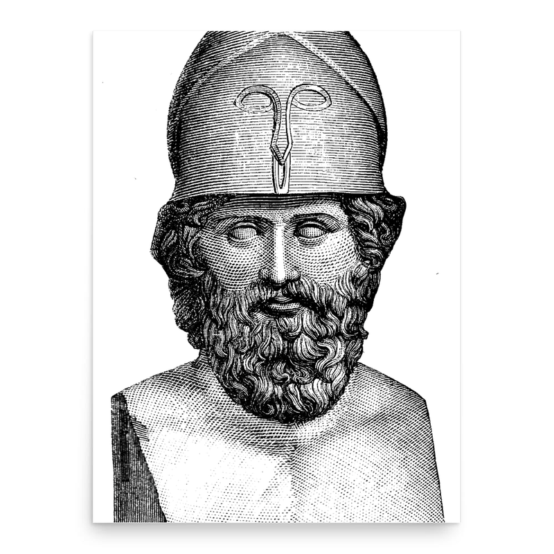 Themistocles poster print, in size 18x24 inches.