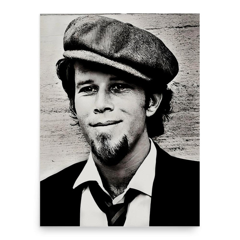 Tom Waits poster print, in size 18x24 inches.