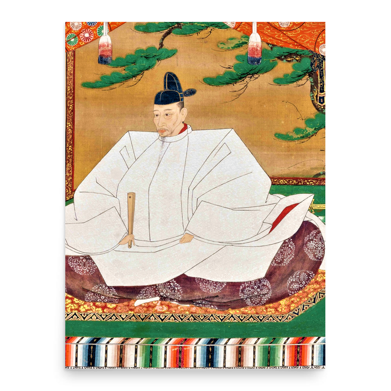 Toyotomi Hideyoshi poster print, in size 18x24 inches.