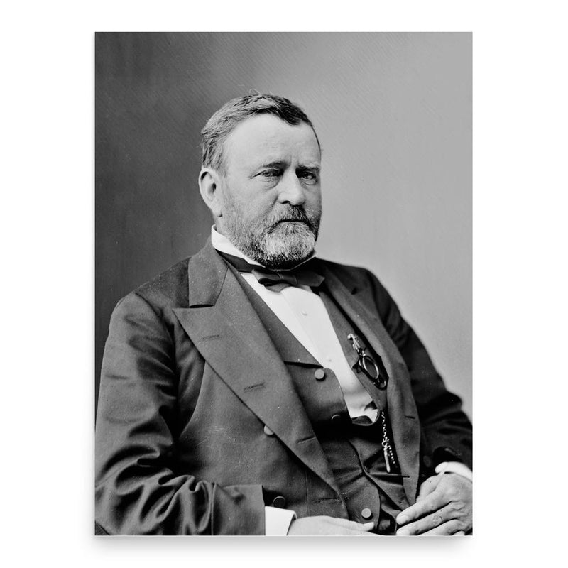 Ulysses S. Grant poster print, in size 18x24 inches.