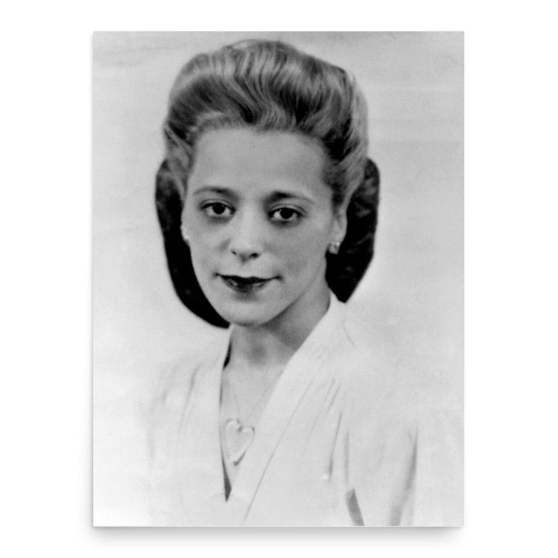 Viola Desmond poster print, in size 18x24 inches.