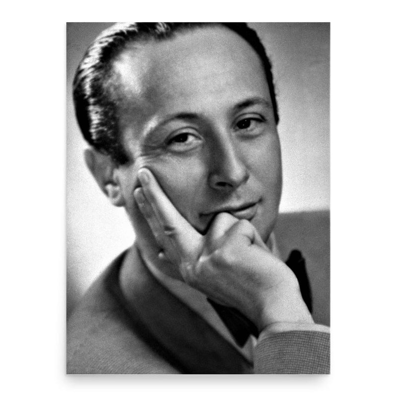 Władysław Szpilman poster print, in size 18x24 inches.