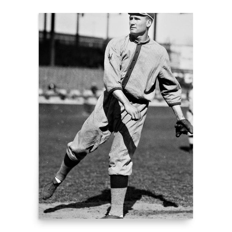 Walter Johnson poster print, in size 18x24 inches.