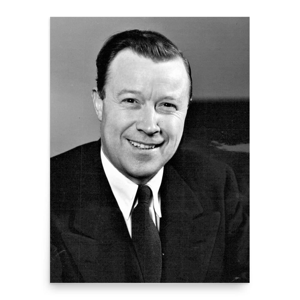 Walter Reuther poster print, in size 18x24 inches.
