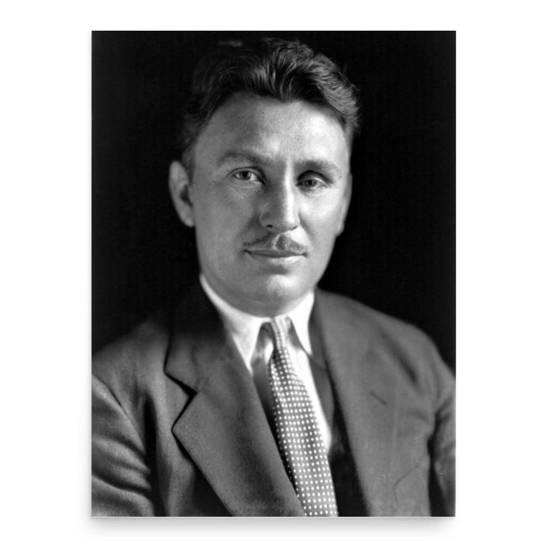 Wiley Post poster print, in size 18x24 inches.