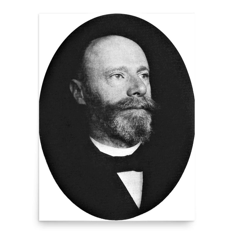 Willem Einthoven poster print, in size 18x24 inches.