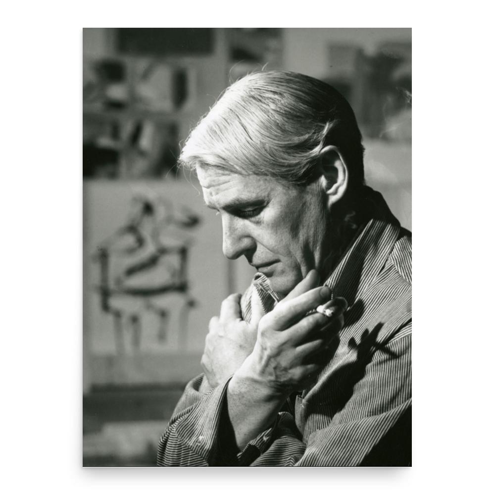 Willem de Kooning poster print, in size 18x24 inches.